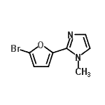 CAS 登录号：127702-53-8， 2-(5-溴-2-呋喃基)-1-甲基-1H-咪唑