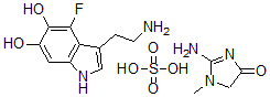 CAS 登录号：127709-37-9， 5,6-二羟基-4-氟色胺肌酐