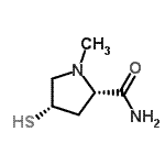 CAS#: 127930-20-5, (4S)-1-Methyl-4-Sulfanyl-L-Prolinamide