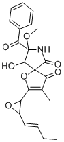 CAS#: 127941-81-5, 2-[3-[(E)-but-1-enyl]oxiran-2-yl]-6-hydroxy-7-methoxy-3-methyl-7-phenylcarbonyl-1-oxa-8-azaspiro[4.4]non-2-ene-4,9-dione
