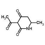 CAS#: 127952-78-7, 3-Acetyl-6-Methyl-2,4-Piperidinedione