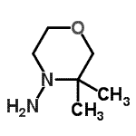 CAS#: 127957-05-5, 3,3-Dimethyl-4-Morpholinamine