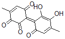 CAS 登录号：128-68-7， (3Z)-3-(2,3-二羟基-4-甲基-6-氧代-1-环己-2,4-二烯亚基)-6-甲基环己-5-烯-1,2,4-三酮