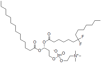 CAS 登录号：128022-95-7， [(3R)-3-(7,7-二氟十四烷酰氧基)-3-十四烷酰氧基丙基]2-三甲基铵乙基磷酸酯盐
