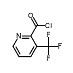 CAS 登录号：128073-04-1， 3-(三氟甲基)-2-吡啶甲酰氯