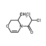 CAS#: 128154-25-6, 2,2-Dichloro-1-(3-Methyl-2,3-Dihydro-4H-1,4-Oxazin-4-Yl)Ethanone