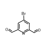 CAS#: 128184-01-0, 4-Bromo-2,6-Pyridinedicarbaldehyde
