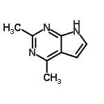 CAS#: 128266-84-2, 2,4-Dimethyl-7H-Pyrrolo[2,3-d]Pyrimidine