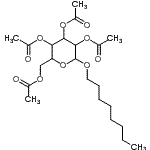 CAS#: 128299-96-7, Octyl 2,3,4,6-Tetra-O-Acetylhexopyranoside