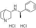 CAS 登录号：128311-06-8， (3S)-N-[(1R)-1-苯基乙基]奎宁环-3-胺二盐酸盐