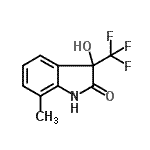 CAS#: 128350-90-3, 3-Hydroxy-7-Methyl-3-(Trifluoromethyl)-1,3-Dihydro-2H-Indol-2-One