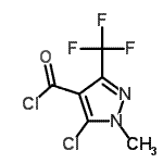 CAS#: 128564-57-8, 5-Chloro-1-Methyl-3-(Trifluoromethyl)-1H-Pyrazole-4-Carbonyl Chloride