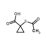CAS 登录号：128732-54-7， 1-(乙酰基硫基)环丙烷羧酸