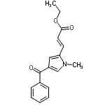 CAS#: 128843-39-0, Ethyl (2E)-3-(4-Benzoyl-1-Methyl-1H-Pyrrol-2-Yl)Acrylate