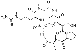 CAS#: 128857-77-2, Cyclo(L-Alanylglycyl-L-Arginylglycyl-L-alpha-Aspartyl-L-Seryl-L-Prolyl)