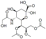 CAS#: 128885-13-2, (4S,5R,6R,7S,8R)-7,9-Diacetyloxy-4,6-Dihydroxy-5-[(2-Hydroxyacetyl)Amino]-8-Methoxy-2-Oxononanoic Acid