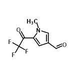 CAS#: 128887-03-6, 1-Methyl-5-(Trifluoroacetyl)-1H-Pyrrole-3-Carbaldehyde