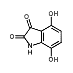 CAS#: 128943-01-1, 4,7-Dihydroxy-1H-Indole-2,3-Dione