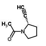 CAS#: 128960-02-1, 1-[(2S)-2-Ethynyl-1-Pyrrolidinyl]Ethanone