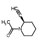 CAS#: 128960-03-2, 1-[(2R)-2-Ethynyl-1-Piperidinyl]Ethanone