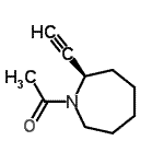 CAS#: 128960-05-4, 1-[(2R)-2-Ethynyl-1-Azepanyl]Ethanone
