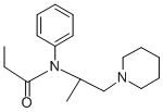 CAS 登录号：129-83-9， N-苯基-N-(1-哌啶-1-基丙-2-基)丙酰胺
