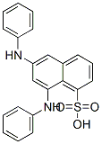 CAS 登录号：129-93-1， 6,8-二(苯基氨基)萘-1-磺酸