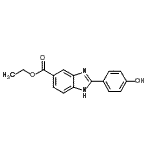 CAS#: 129011-98-9, Ethyl 2-(4-Hydroxyphenyl)-1H-Benzimidazole-5-Carboxylate