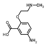 CAS#: 129018-80-0, 5-Amino-2-[2-(Methylamino)Ethoxy]Benzoic Acid