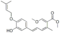 CAS#: 129145-63-7, Methyl (2E,3Z,5E)-6-[3-Hydroxy-4-(3-Methylbut-2-Enoxy)Phenyl]-2-(Methoxymethylidene)-3-Methylhexa-3,5-Dienoate