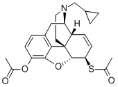 CAS#: 129200-07-3, (5alpha,6beta)-6-(Acetylthio)-17-(Cyclopropylmethyl)-7,8-Didehydro-4,5-Epoxymorphinan-3-Ol Acetate (Ester)