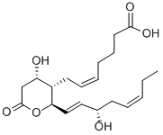 CAS#: 129228-55-3, (Z)-7-[(2R,3S,4S)-4-Hydroxy-2-[(1E,5Z)-3-Hydroxyocta-1,5-Dienyl]-6-Oxooxan-3-Yl]Hept-5-Enoic Acid