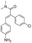 CAS 登录号：129242-88-2， (E)-3-(4-氨基苯基)-2-(4-氯苯基)-N,N-二甲基丙-2-烯酰胺