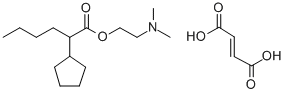 CAS#: 129344-92-9, But-2-Enedioic Acid; 2-Dimethylaminoethyl 2-Cyclopentylhexanoate