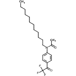 CAS 登录号：129476-45-5， N-十二烷基-N-[4-(三氟乙酰基)苯基]乙酰胺