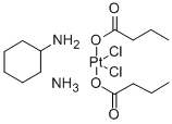 CAS#: 129551-91-3, (OC-6-43)-Amminebis(butanoato-O)dichloro(cyclohexanamine)platinum