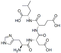 CAS 登录号：129623-52-5， (2S)-2-[[(2S)-2-[[(2S)-2-[[(2S)-2-氨基-3-(3H-咪唑-4-基)丙酰]氨基]-4-羟基-4-氧代丁酰基]氨基]-5-羟基-5-氧代戊酰]氨基]-4-甲基戊酸