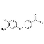 CAS#: 129644-20-8, 1-[4-(4-Chloro-3-Methylphenoxy)Phenyl]Ethanone