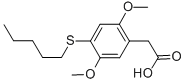 CAS#: 129658-08-8, 2-(2,5-Dimethoxy-4-Pentylsulfanylphenyl)Acetic Acid