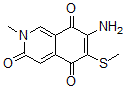 CAS#: 129722-94-7, 7-Amino-2-Methyl-6-Methylsulfanylisoquinoline-3,5,8-Trione