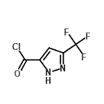 CAS 登录号：129768-29-2， 3-(三氟甲基)-1H-吡唑-5-甲酰氯