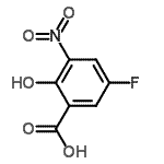 CAS#: 130046-91-2, 5-Fluoro-2-Hydroxy-3-Nitrobenzoic Acid