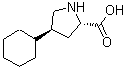 CAS 登录号：130092-20-5， (4S)-4-环己基-L-脯氨酸