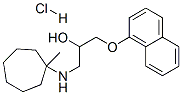 CAS#: 130260-27-4, 1-[(1-Methylcycloheptyl)Amino]-3-Naphthalen-1-Yloxypropan-2-Ol Hydrochloride