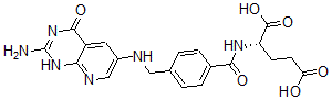 CAS 登录号：130327-67-2， (2S)-2-[[4-[[(2-氨基-4-氧代-1H-吡啶并[5,6-e]嘧啶-6-基)氨基]甲基]苯甲酰基]氨基]戊烷二酸