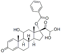 CAS 登录号：130399-79-0， [(8S,9S,10R,13S,14S,17R)-17-(2,2-二羟基乙酰基)-11-羟基-10,13-二甲基-3-氧代-7,8,9,11,12,14,15,16-八氢-6H-环戊二烯并[a]菲-17-基]苯甲酸酯