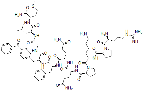 CAS 登录号：130409-05-1， 8-(4-苯甲酰基-L-苯丙氨酸)物质P