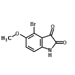 CAS#: 130420-75-6, 4-Bromo-5-Methoxy-1H-Indole-2,3-Dione