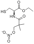 CAS#: 130432-17-6, Ethyl (2R)-2-[(2,2-Dimethyl-3-Nitrooxypropanoyl)Amino]-3-Sulfanylpropanoate