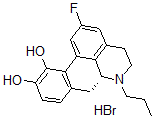 CAS#: 130434-40-1, 2-Fluoro-N-n-propylnorapomorphine hydrobromide